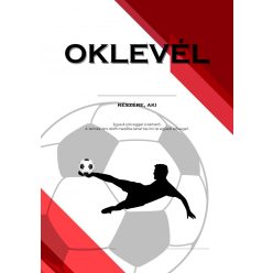 Oklevél focis 3
