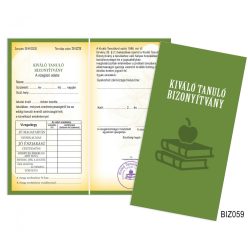 Kiváló Tanuló Bizonyítvány