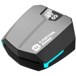   Fülhallgató, vezeték nélküli, Bluetooth 5.3, gaming, CANYON "DoubleBee GTWS-2", fekete