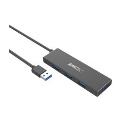   USB elosztó-HUB, 4xUSB 3.1/1xUSB micro, EMTEC "T620A"