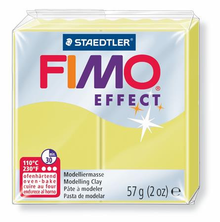 Gyurma, 57 g, égethető, FIMO "Effect", citrin