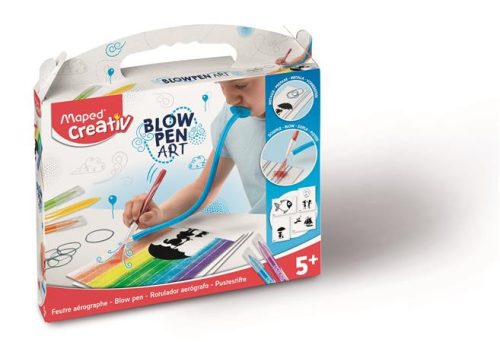 Fújós filctoll készlet, MAPED CREATIV, "Blow pen Art", pop