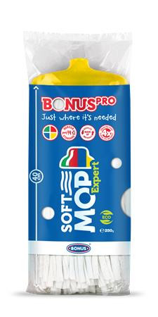 Felmosófej, ipari, BONUS "SoftMOP", sárga
