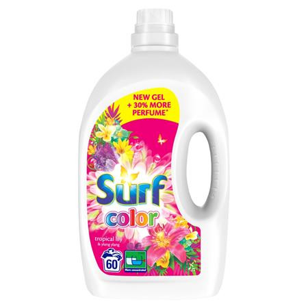 Mosógél, 60 mosáshoz, 3 l, SURF "Tropical"