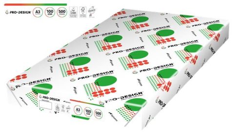 Másolópapír, digitális, A3, 100 g, PRO-DESIGN