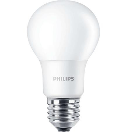 LED izzó, E27, gömb, 8W, 806lm, 2700K, A60, PHILIPS "CorePro"