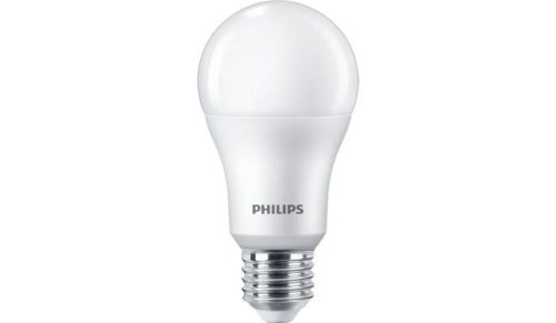 LED izzó, E27,gömb, 13W, 1521lm, 230V, 2700K, A60, PHILIPS "CorePro"