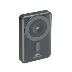   Power bank, mágneses (vezeték nélküli), 10.000mAh, RIVACASE "VA2608"