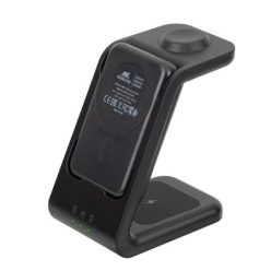   Töltőállomás, vezeték nélküli, mágneses, 5000mAh, RIVACASE "VA4917"