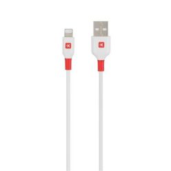   Töltőkábel, USB-A/Lightning (Apple),  1,2m, SKROSS, fehér