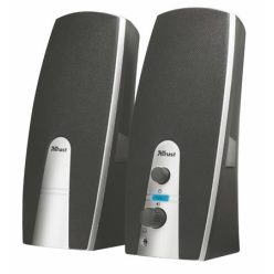   Hangszóró, 2.0, 10W, TRUST "MiLa", fekete-szürke