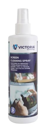 Tisztítófolyadék, képernyőhöz, antisztatikus, pumpás, 250 ml, VICTORIA TECHNOLOGY