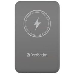   Power bank, mágneses (vezeték nélküli), 10.000 mAh, VERBATIM "MCP-10, szürke