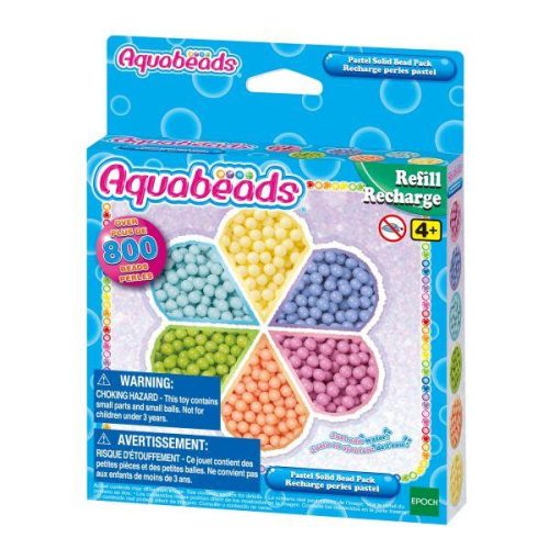 Aquabeads pasztell színek utántöltő szett