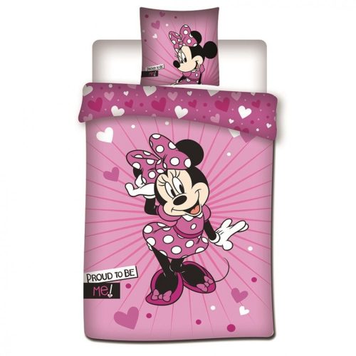 Disney Minnie Proud ágyneműhuzat 140×200cm, 63×63 cm microfibre