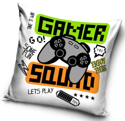 Gamer párnahuzat 40*40 cm