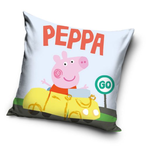 Peppa malac Yellow Car párnahuzat 40x40 cm