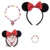 Disney Minnie Charm ékszer és hajpánt szett