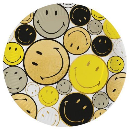 Emoji Smiley Originals papírtányér 8 db-os 23 cm