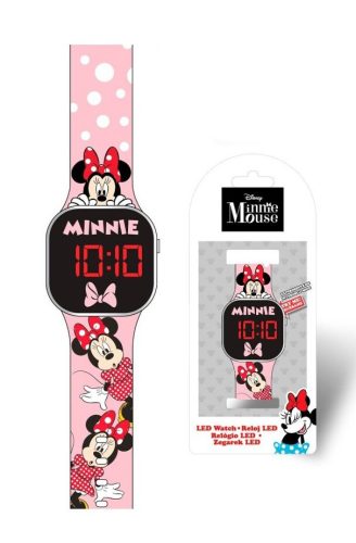 Disney Minnie Pink digitális LED karóra