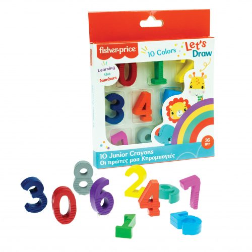 Fisher-Price Let's Draw számos zsírkréta 10 db-os