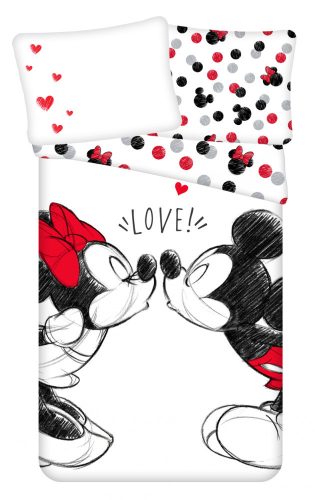 Disney Minnie, Mickey ágyneműhuzat 140×200cm, 70×90 cm