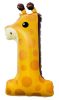 Zsiráf 1-es Giraffe szám fólia lufi 80 cm