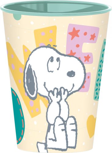 Snoopy műanyag pohár 260 ml