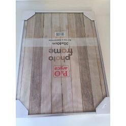   Fényképtartó Ezüst kerettel 30 x 40 cm (A3) +saját fénykép