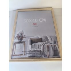   Fényképtartó Világos fa 30 x 40 cm (A3) +saját fénykép