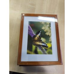 Képkeret 18*24 barna színű +saját kép