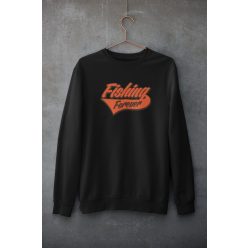 Fishing Forever unisex pulóver fekete