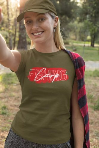 Carp Fishing női póló military