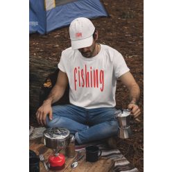 Fishing férfi fehér póló