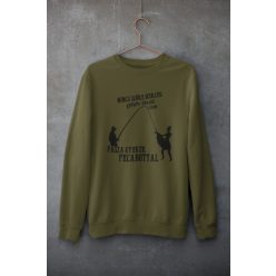 Nincs szőke herceg unisex pulóver military