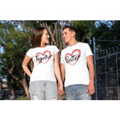 Együtt Jobb fehér póló (Together Better)