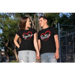 Együtt Jobb fekete póló (Together Better)