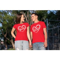 Együtt Jobb piros póló (Together Better)