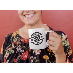 Született 50 éve Bögre/Feliratozható!