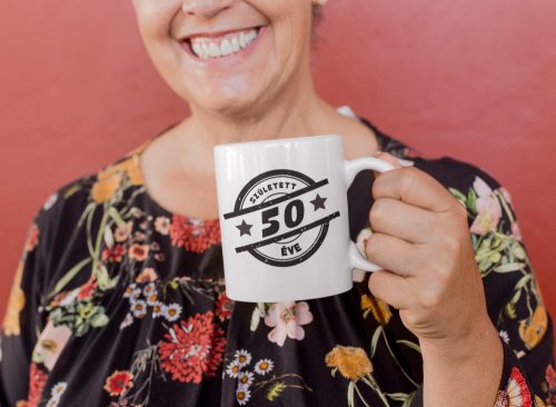 Született 50 éve Bögre/Feliratozható!