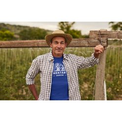 Hektár harcos Férfi  kék póló