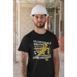 Villanyszerelő vagyok fekete póló