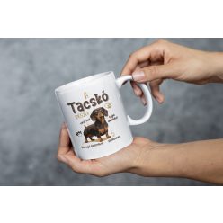 Tacskó részei bögre