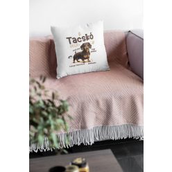 Tacskó részei fehér párna