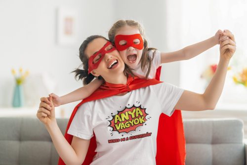 Anya vagyok fehér póló