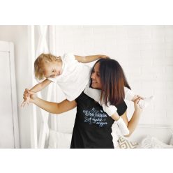 Első közös Anyák napja fekete póló