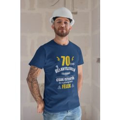 Villanyszerelő 2 vagyok kék póló