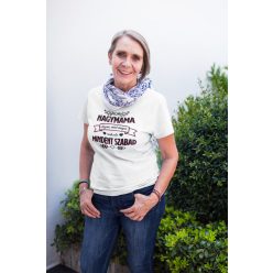 Nagymama olyan mint anya fehér póló