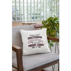Nagymama olyan mint anya fehér párna