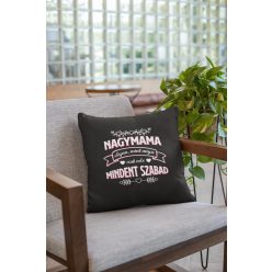 Nagymama olyan mint anya fekete párna